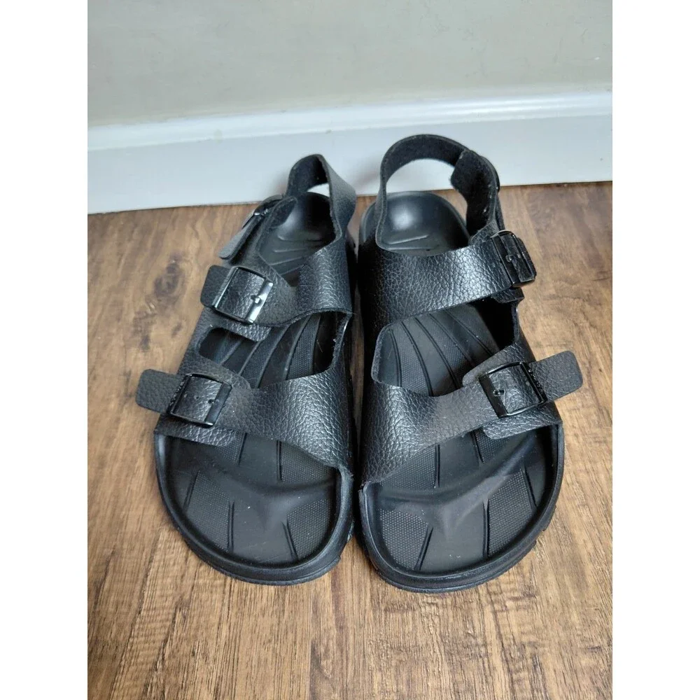 Birkenstock Birki's Aruba Black Strappy Sandals Shoes Men's Size 46/13